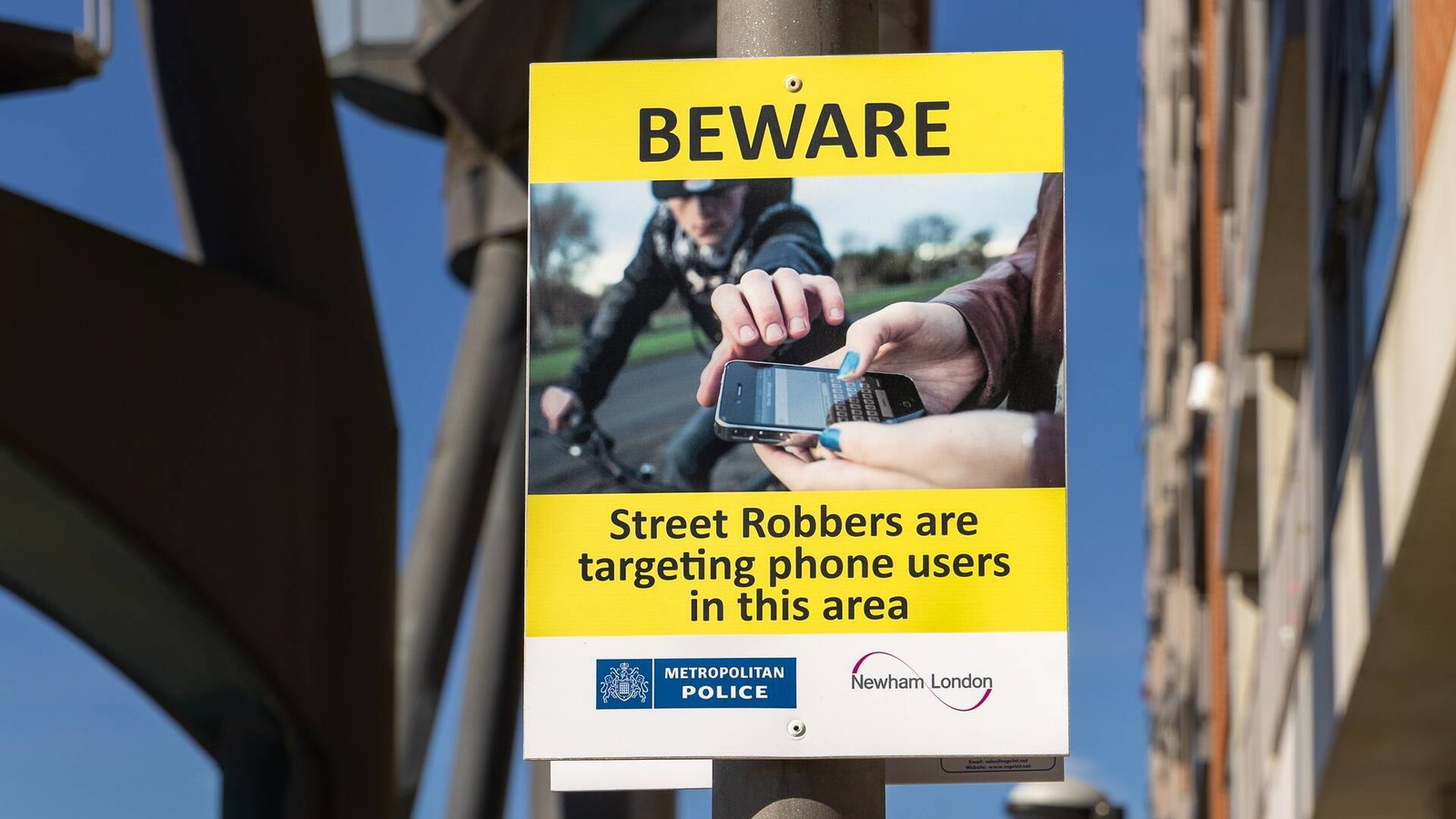 Interactive Phone Theft Map