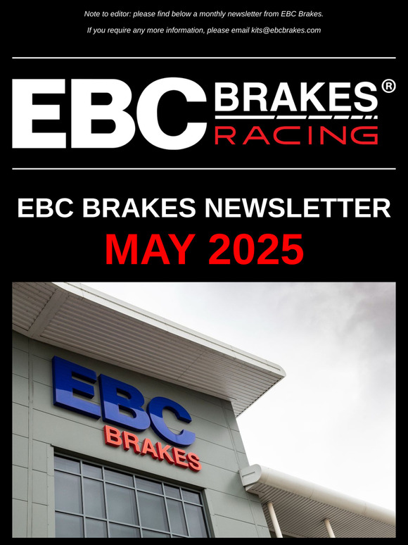 EBC Brakes Newsletter May '25