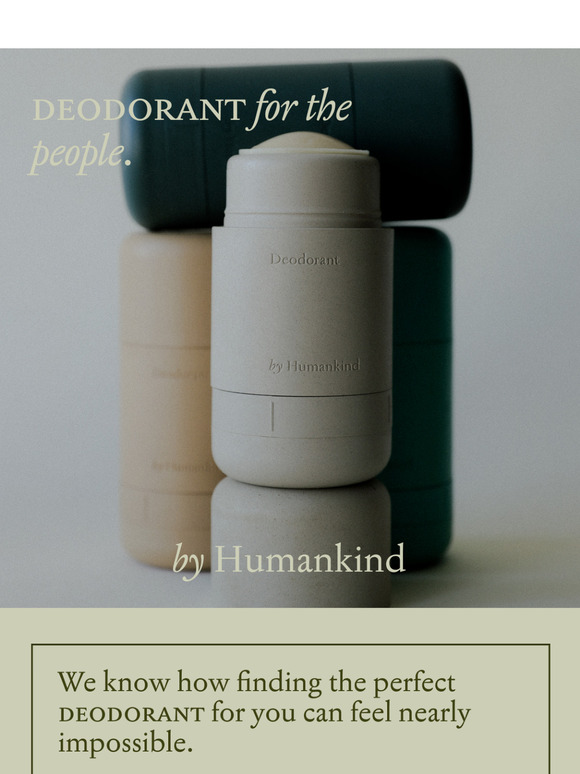 Deodorant for the people.