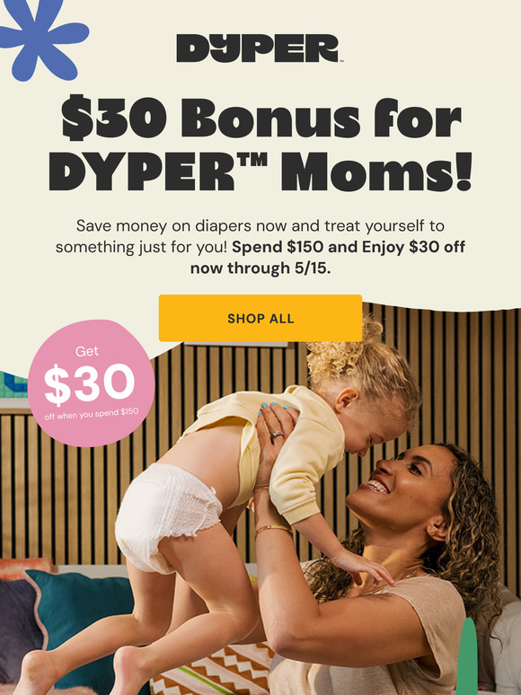 $30 Off Bonus to Celebrate Mother's Day! ❤️