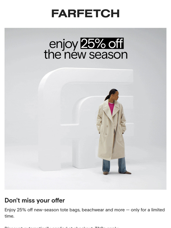 Get 25% off tops and more