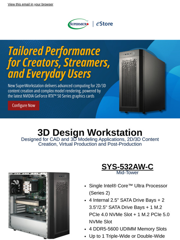 SuperWorkstation Unleashed: Optimized for High-Performance 3D Rendering