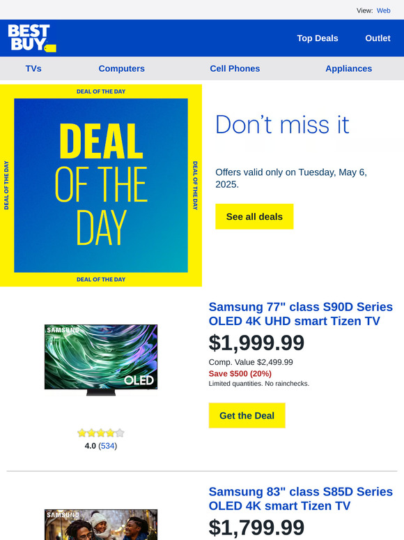 Transform your home theater with deals on select Samsung products, today only