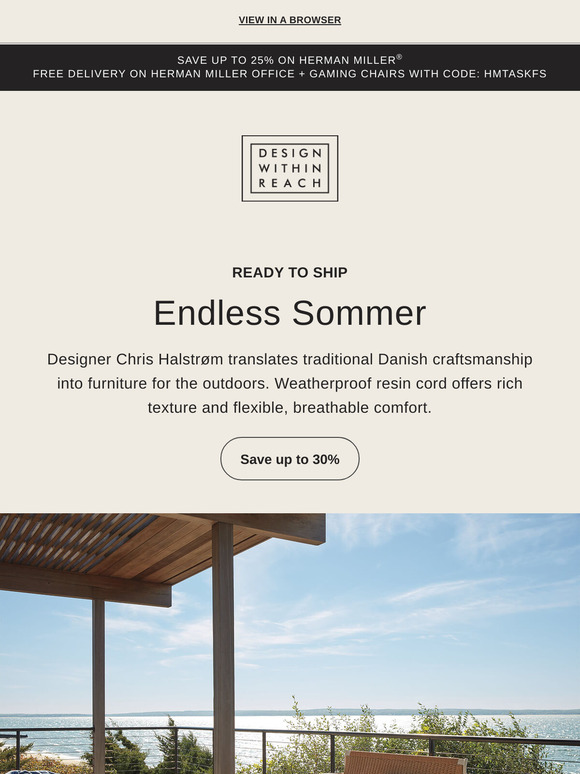 Up to 30% off Sommer Outdoor Collection