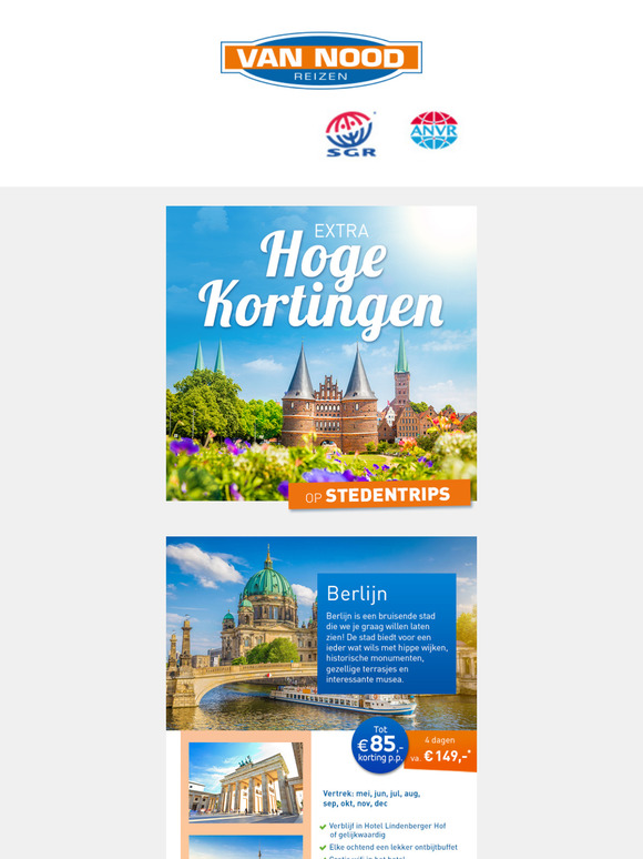 Super Stedenvoordeel bij Van Nood!
