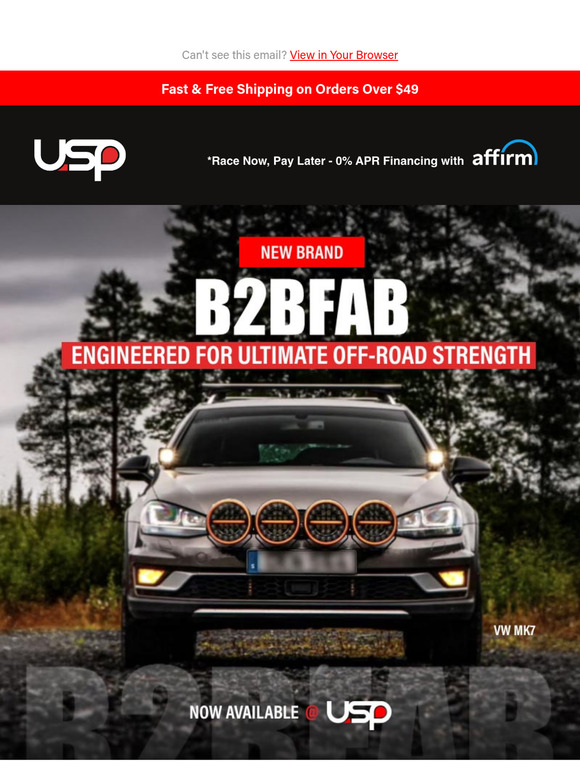 New Brand / B2BFab Lift Kits Now at USP Motorsports