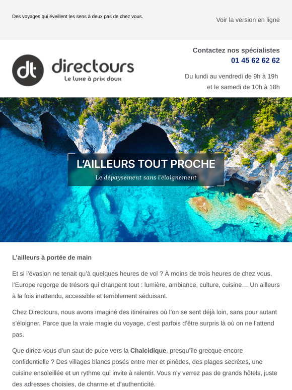 L’art du voyage, à moins de trois heures
