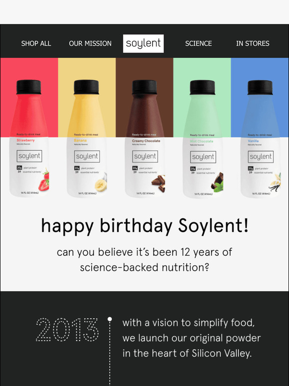 Soylent turns 12!