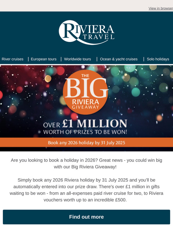 The Big Riviera Giveaway!