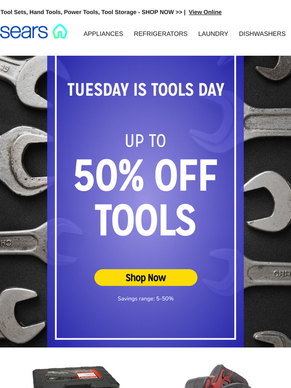 🔧 Tool Lovers, Rejoice! Save Up To 50% off Tools You’ll Love 🔧