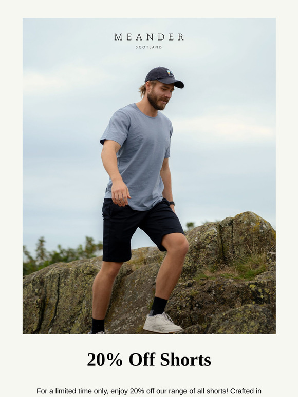 Flash Sale - 20% Off Shorts