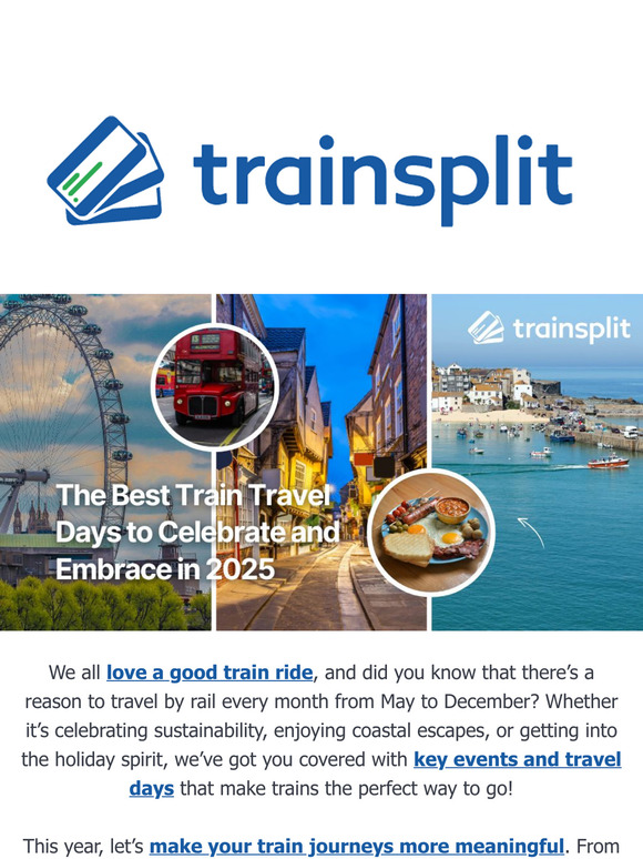 From May to December—Make Every Train Journey Count