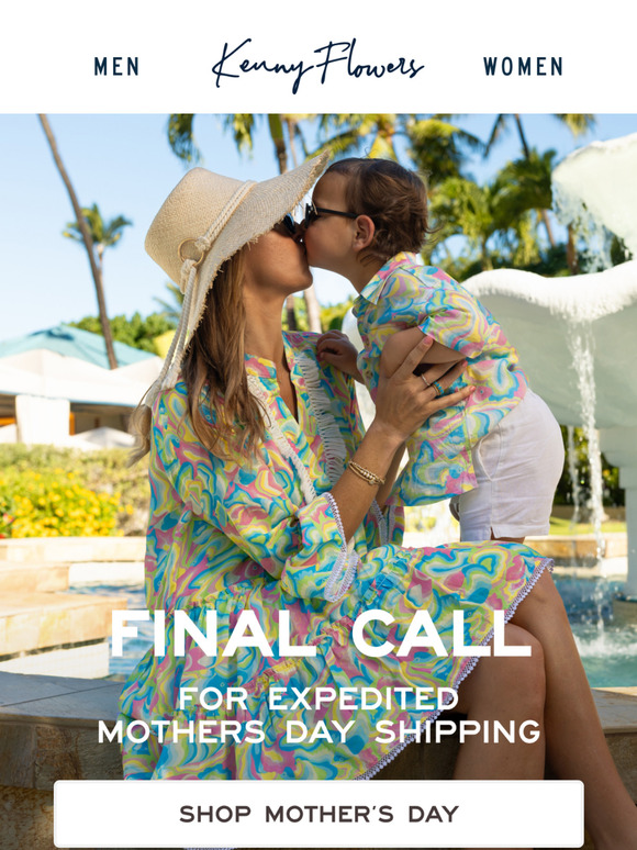 FINAL CALL: Mother’s Day Shipping 🌺☀️