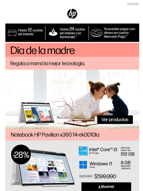 El regalo que mamá realmente quiere está en HP 🎁