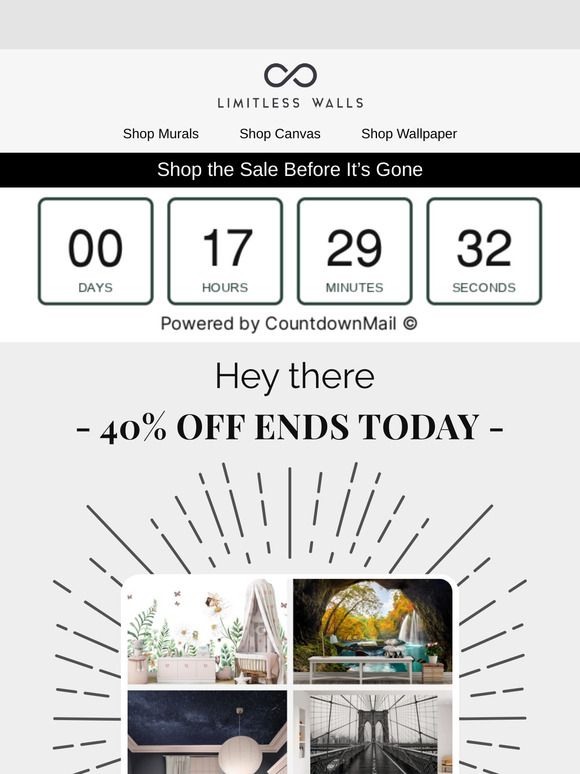 Last Chance: 40% Off Wall Art!