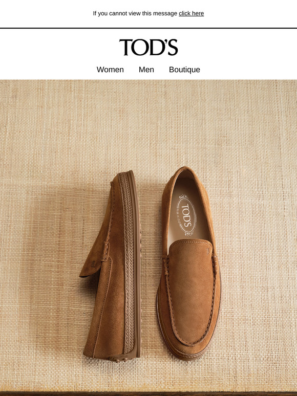 Seasonal footwear: Tod’s slip-ons