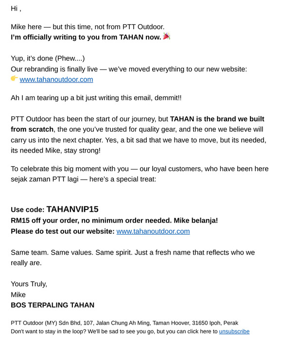 We’re officially TAHAN now 🥳