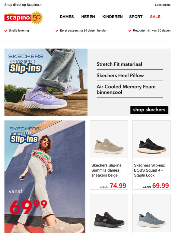 Skechers Slip-ins bij Scapino