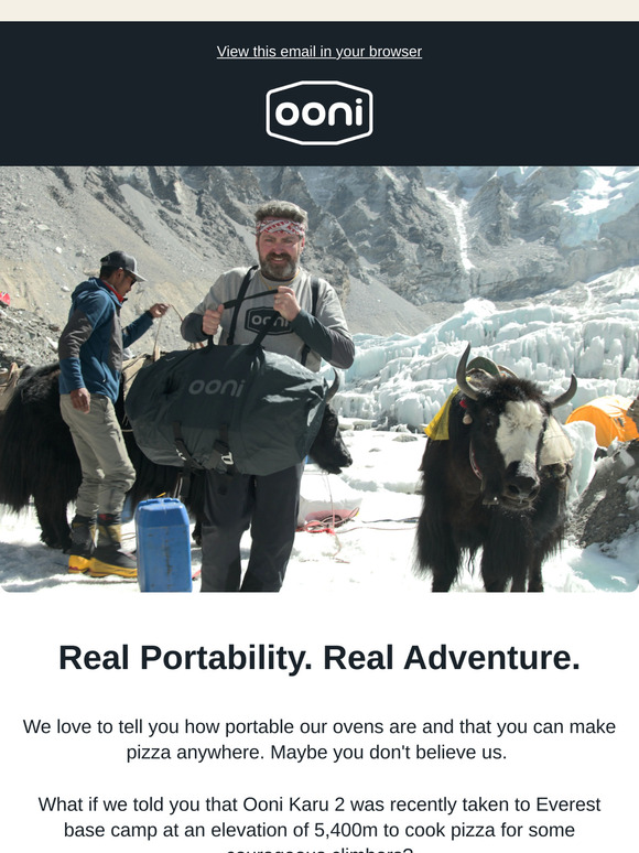 Real Pizza. Real Altitude. Ooni Goes to Everest Base Camp.