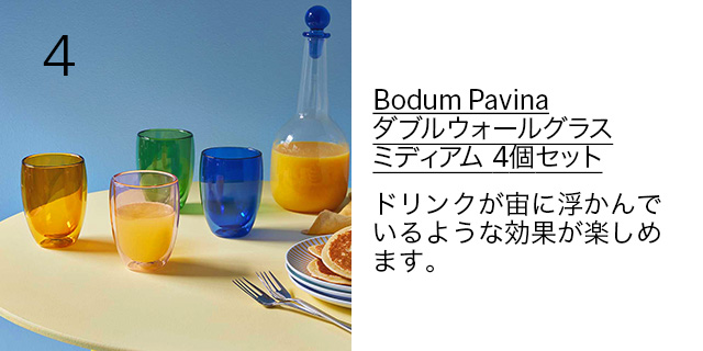 Bodum Pavina $B%@%V%k%&%)!<%k%0%i%9(B $B%_%G%#%