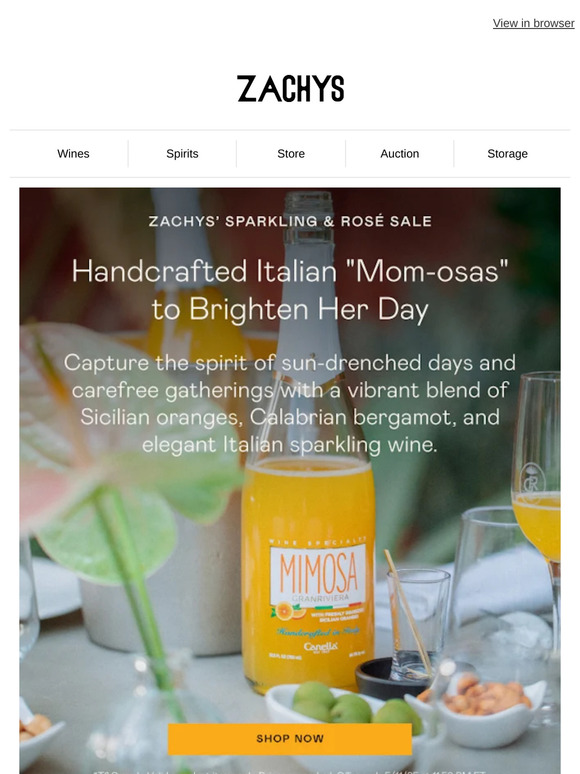 Sparkling Sale Feature: Sunshine in a Bottle!