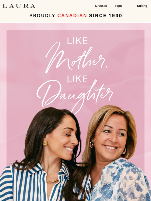 Perfect mother-daughter styles 💐