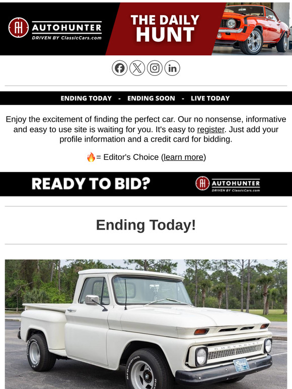 Daily Hunt: Pick up this '64 Chevrolet C10 ending today!