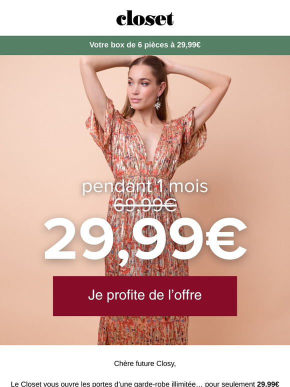 Réinventez votre dressing pour 29,99€