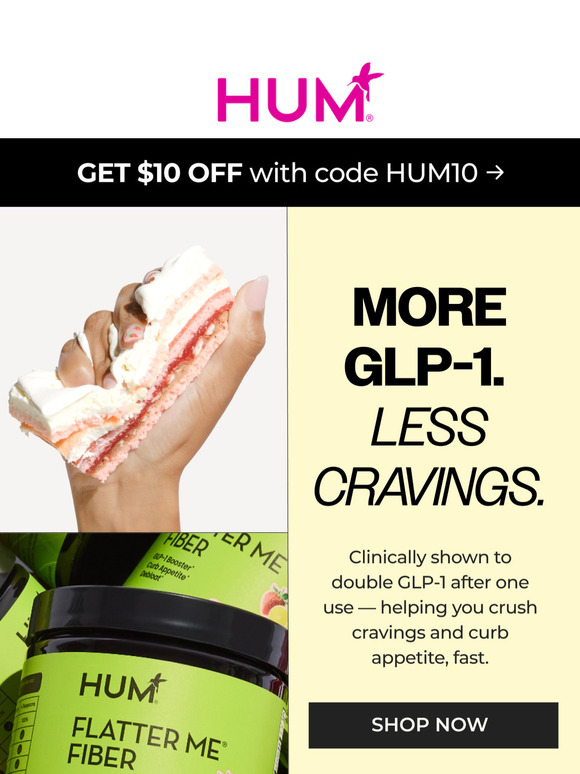 More GLP-1. Less Cravings. 💪