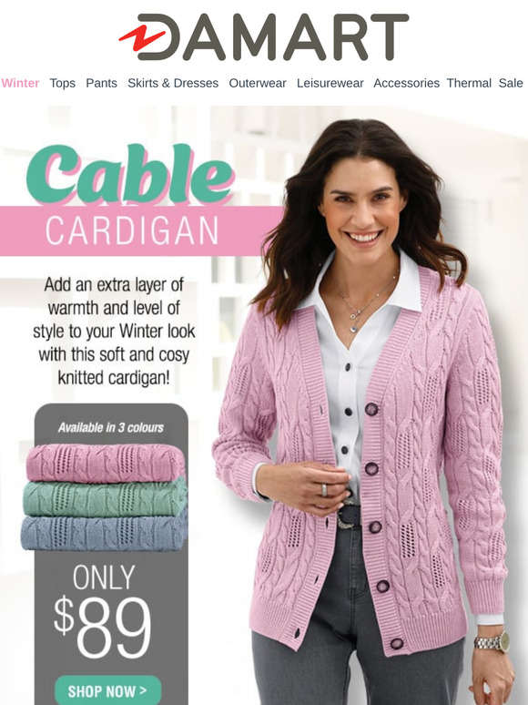 Winter Layering Favourite | Cable Cardigan