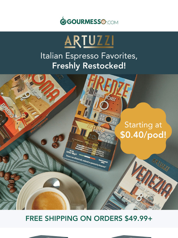 Fresh Restock: Artuzzi Espresso ☕🇮🇹