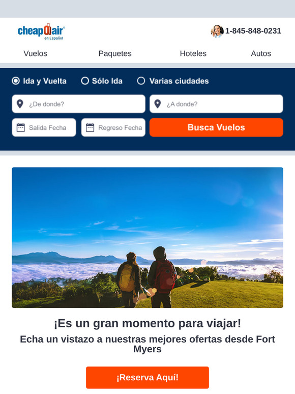 ✈ ¡Ofertas de United Airlines! Vuelos de Ida desde $42.48