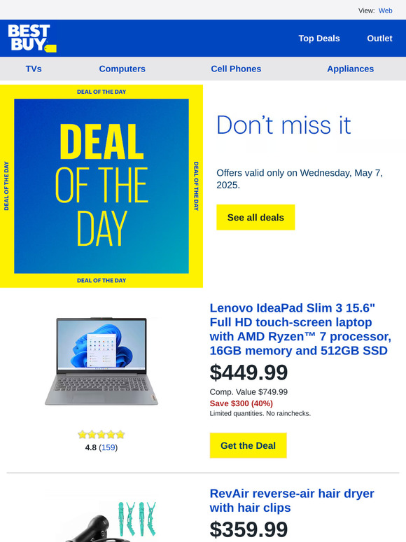 Today only: Save $300 on a Lenovo IdeaPad Slim 3 15.6-inch laptop, plus more