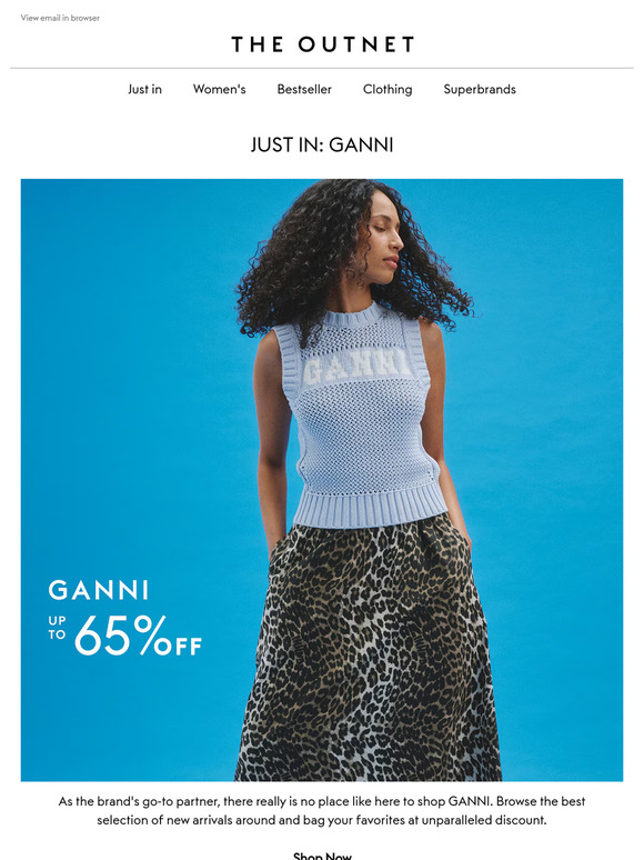 Looking for the NEW GANNI finds? They're here