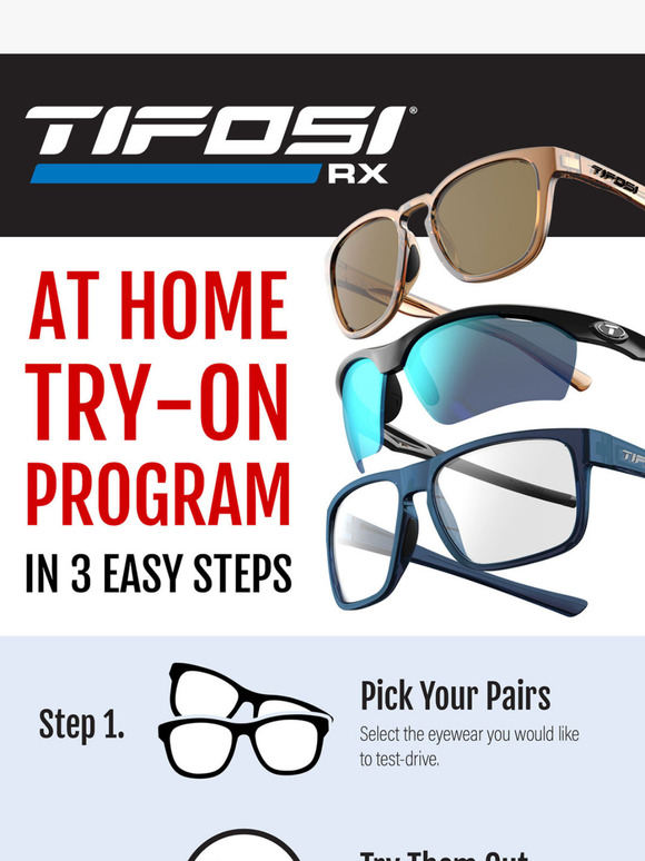 Try before you buy with our Rx At-Home Try On Program
