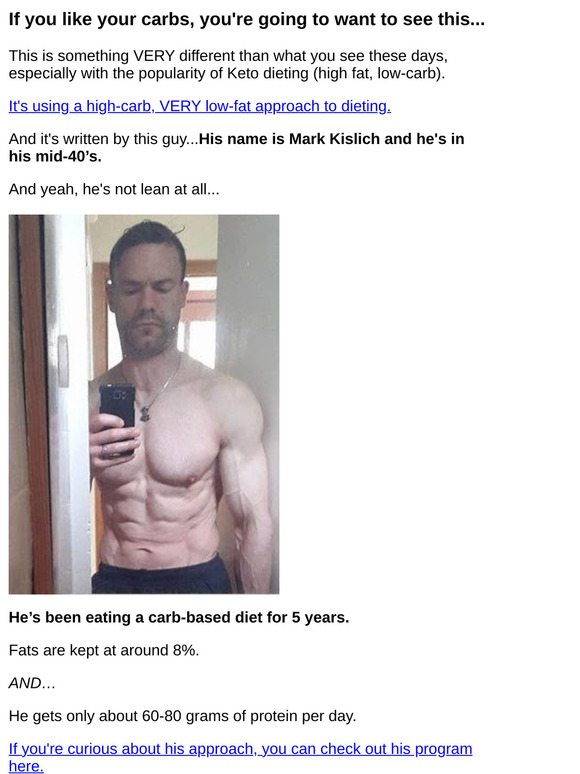 RIPPED on a high-carb diet? How does this guy do it?...