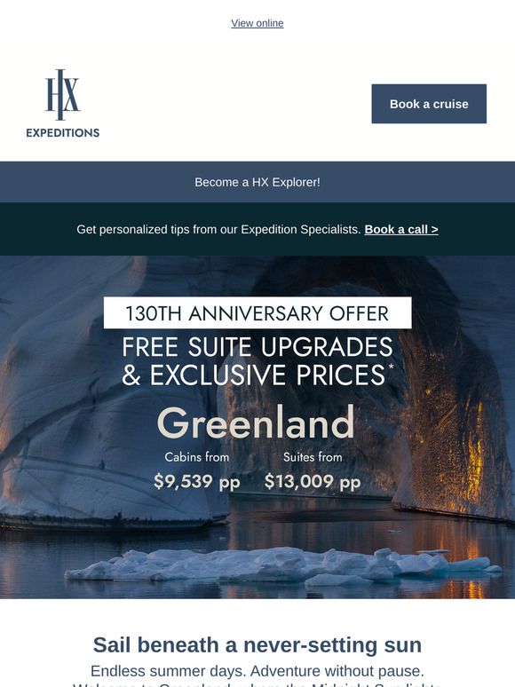 Explore Greenland – Now from $9,539 pp