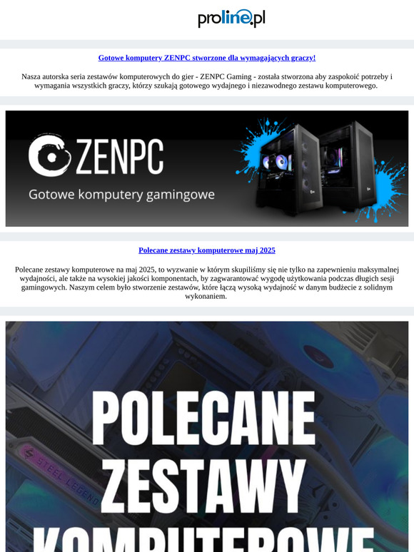 Polecane zestawy komputerowe