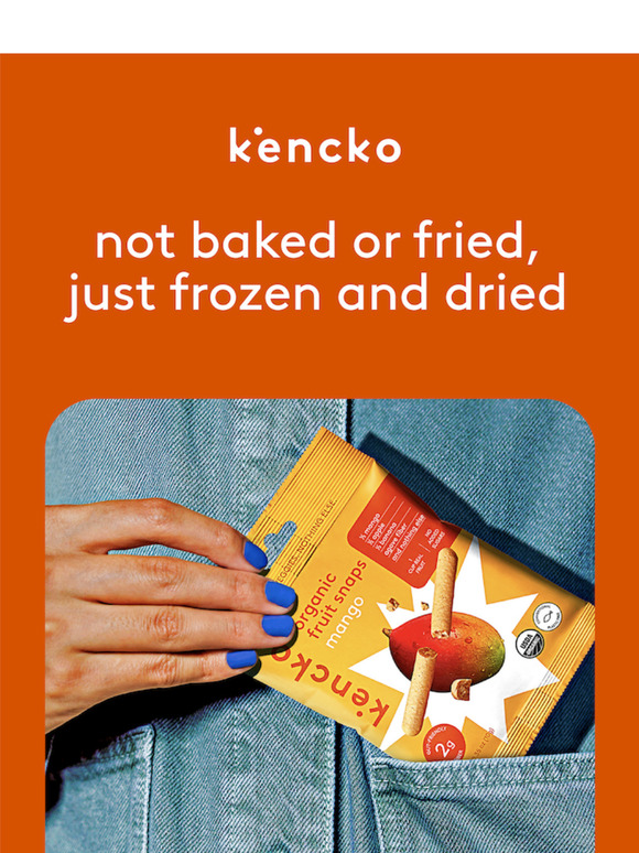 not baked or fried, just frozen and dried