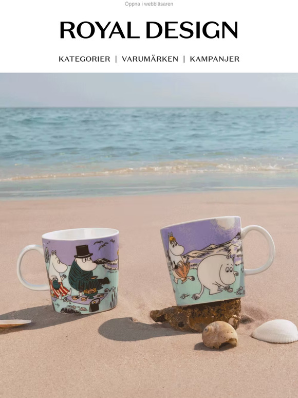 Nu finns Mumins sommarkollektion Beach Day i lager