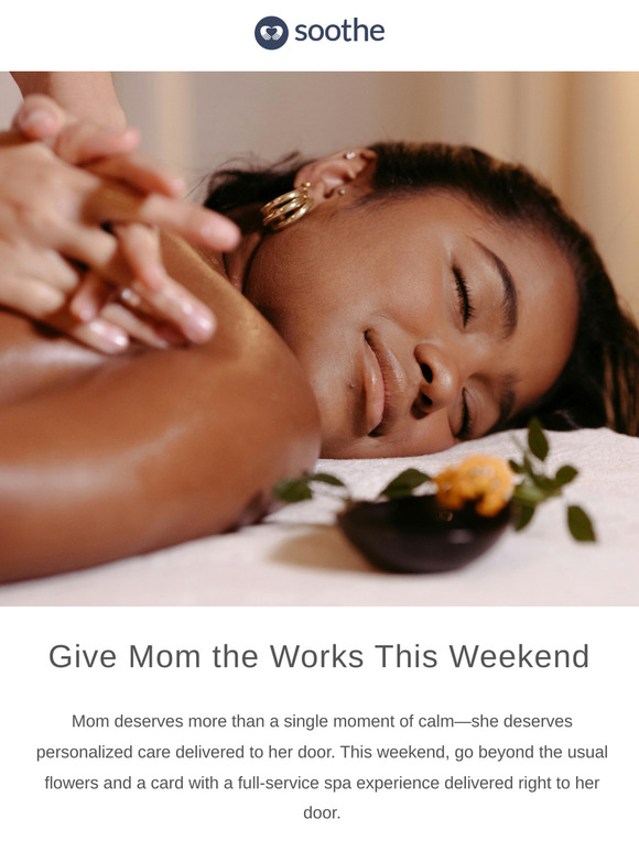 💆‍♀️✨ Give mom the works this weekend