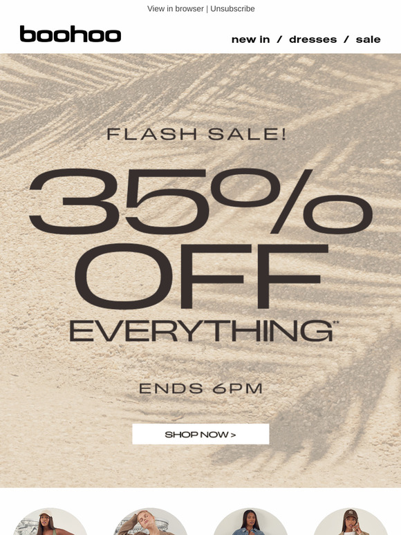 FLASH: 35% off everything 🔓