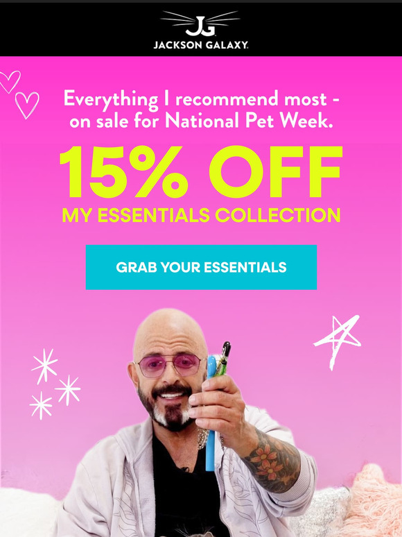 15% Off for National Pet Week