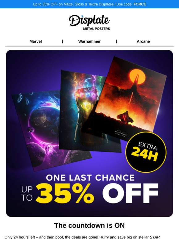 Up to 35% OFF! Hurry & save big ⌛️