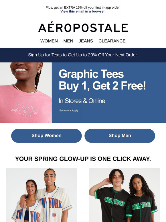 Stock Up On Buy 1 Get 2 FREE Tees! ✨