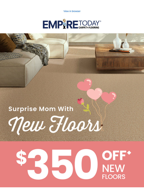 $350 Savings - Surprise Mom With New Floors