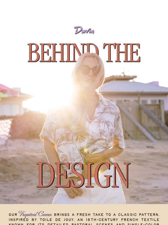 Blend In at the Beach. Stand Out Everywhere Else.