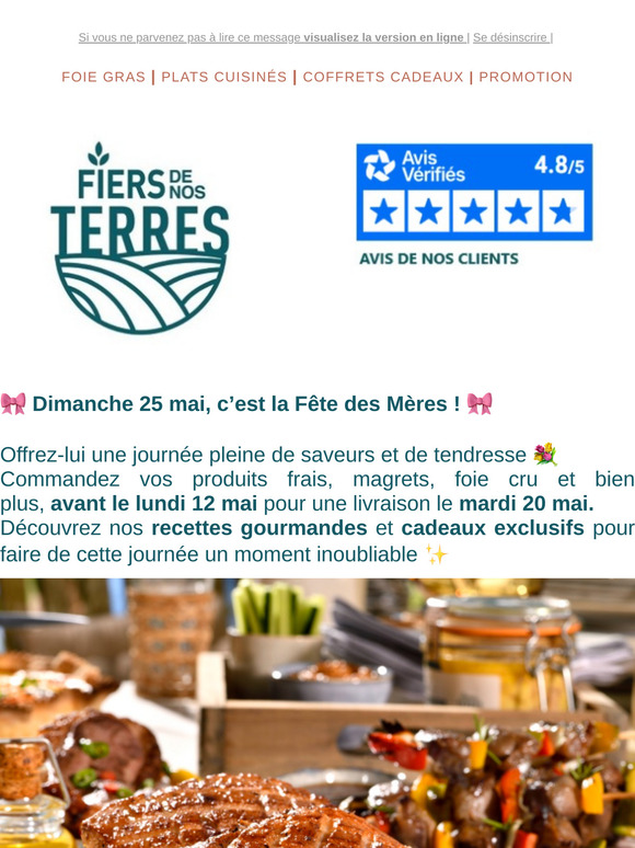 💞Livraison du magret pour la fête des mères