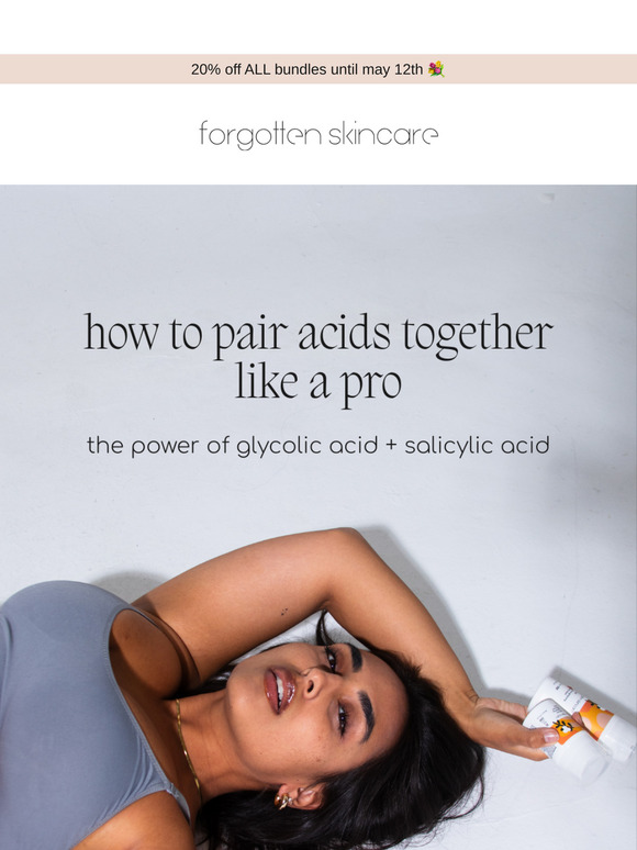 The best way to pair skincare acids