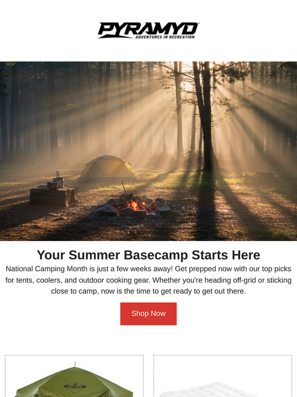 Camping Gear is HERE
